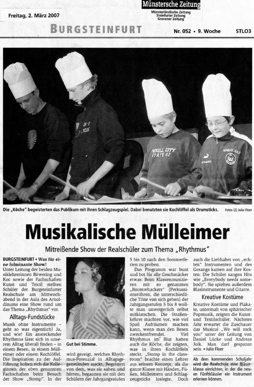 Münstersche Zeitung, 02. März 2007